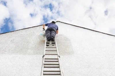 Peinture extérieure à Luigny — façades et ravalement